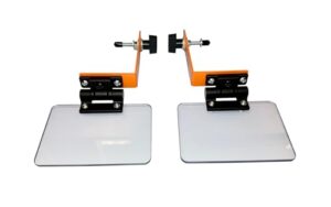 ats machine safety solutions large universal bench grinder eye shields and eye shield mounting assembly for 7-inch and larger power bench grinders, sold as pair, orange (ugs-2)