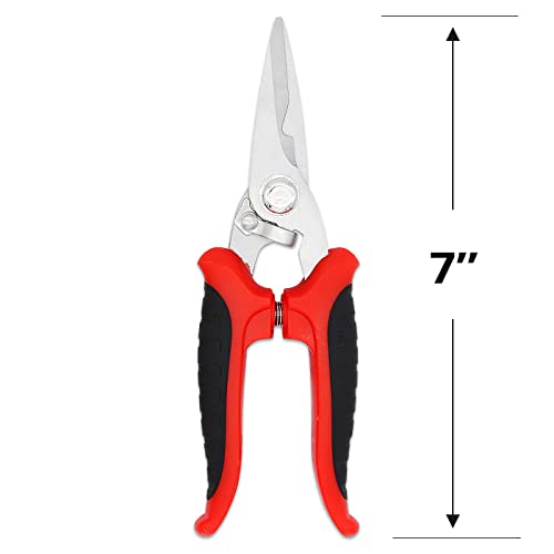 Premium Garden Pruning Bypass Shears for Cutting Flowers, Trimming Plants, Bonsai, Fruit Picking by 1-pack, EJ-2023