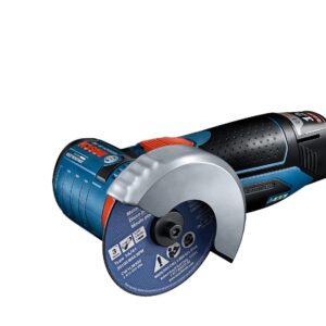 BOSCH GWS12V-30N 12V Max Brushless 3 In. Angle Grinder (Bare Tool), Blue