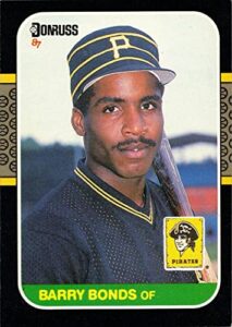 1987 donruss baseball #361 barry bonds rookie card