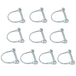 10pc shear pins 1501227ma for murray craftsman snowblower shear pin 1/4" 760875ma 88291000ma no tools