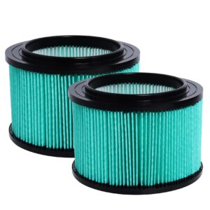16950 filter compatible with craftsman（equivalent to 17810）wet dry vacuum filter compatible with craftsman 3 to 4-gallon (2 pack)