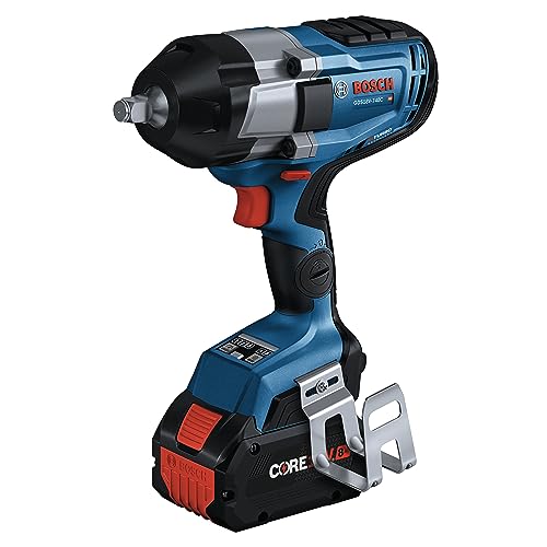 BOSCH GDS18V-740CB14 PROFACTOR™ 18V Connected 1/2 In. Impact Wrench Kit with Friction Ring and (1) CORE18V 8 Ah High Power Battery