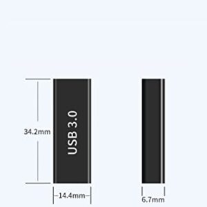 Haoquoou (4 Pieces) USB 3.0 Adapter kit, Support Charging and Data Transfer, high Speed Extended Conversion Connector Connector