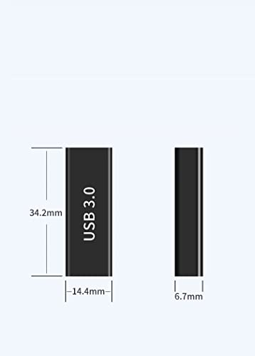 Haoquoou (4 Pieces) USB 3.0 Adapter kit, Support Charging and Data Transfer, high Speed Extended Conversion Connector Connector