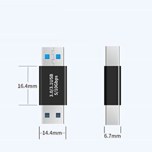 Haoquoou (4 Pieces) USB 3.0 Adapter kit, Support Charging and Data Transfer, high Speed Extended Conversion Connector Connector