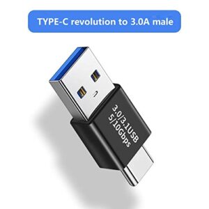 Haoquoou (4 Pieces) USB 3.0 Adapter kit, Support Charging and Data Transfer, high Speed Extended Conversion Connector Connector