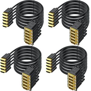hdmi to vga cable 6 ft, 20-pack gold-plated computer hdmi to vga monitor cord male to male for computer, desktop, laptop, pc, monitor, projector, hdtv (not bidirectional)-black