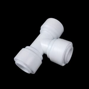 XINWOO Quick Connect Fittings RO Water Filters Set of 10 (T Type,1/4" Tube OD)