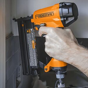 Freeman G2XL31 2nd Generation Pneumatic 3-in-1 16 and 18 Gauge 2" Finish Nailer/Stapler with Adjustable Metal Belt Hook and 1/4" NPT Air Connector