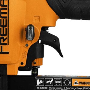 Freeman G2XL31 2nd Generation Pneumatic 3-in-1 16 and 18 Gauge 2" Finish Nailer/Stapler with Adjustable Metal Belt Hook and 1/4" NPT Air Connector