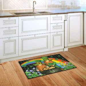 Briarwood Lane Irish Gnomes St. Patrick's Day Doormat Indoor Outdoor 18" x 30"