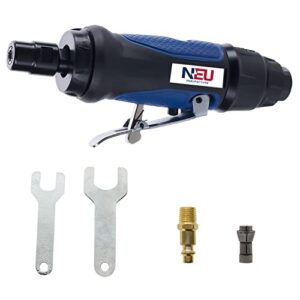 air die grinder,neu pneupacture die grinder set, air straight grinder kit,with 1/4 and 1/8 inch collets,apply to grinding, polishing