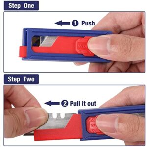 WORKPRO Quick-Change Utility Knife and Utility Knife Blades with 50-pack Heavy Duty Box Cutter Blades