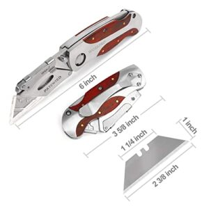 WORKPRO Quick-Change Utility Knife and Utility Knife Blades with 50-pack Heavy Duty Box Cutter Blades