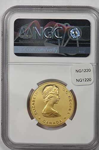 1988 CA Canada 1988 100 Dollars gold Bowhead whale animal NGC Proof 69 Ultra Cameo 0.25oz gold NG1220 DE FAIR NGC