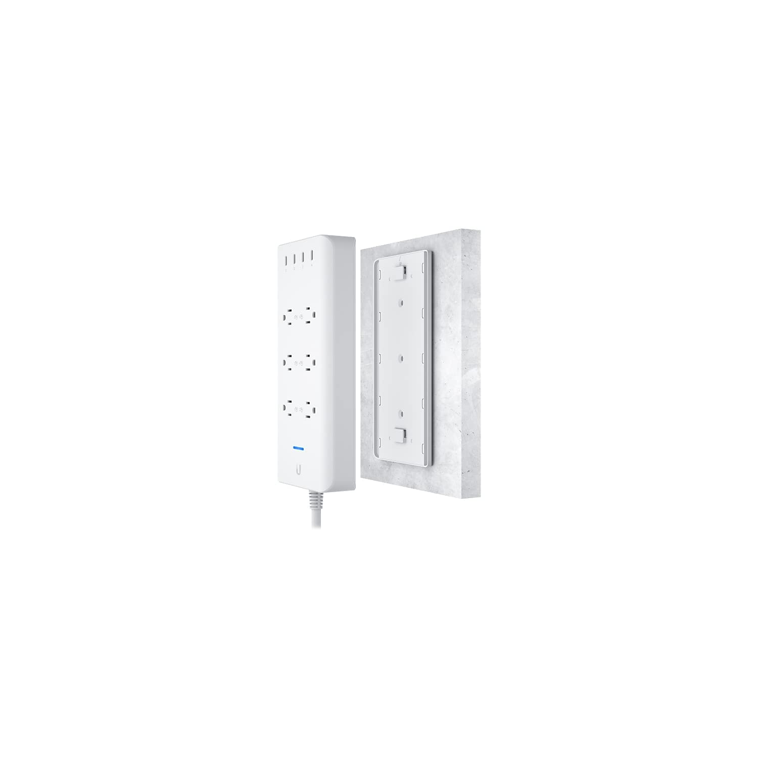 Ubiquiti SmartPower 6-Outlet 4-USB Port Power Strip, White (USP-STRIP-US) (USPSTRIPUS)