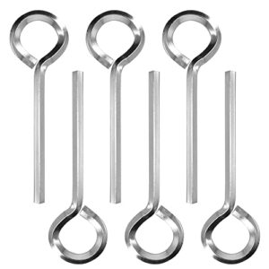 alamic 5/32 inch standard hex dogging key allen wrench door key for push bar panic exit devices - 6 pack