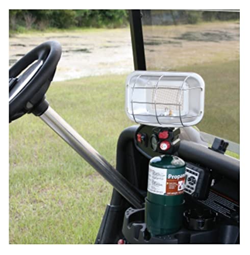 Propane Heater for Golf Cart with Cup Holder Adapter, Stand Base & Piezo Igniter Outdoor Use