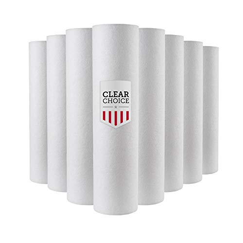 ClearChoice Replacement Compatible for Everpure EC110 10" Sediment Filter 10 micron, 8-Pack