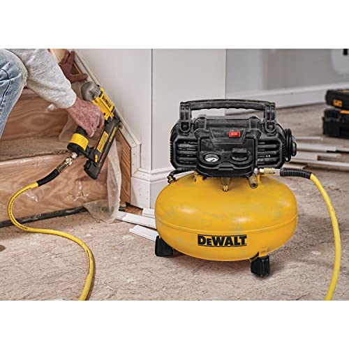 DEWALT DWFP1KIT 18 Gauge Brad Nailer and 6 Gallon Oil-Free Pancake Air Compressor Combo Kit