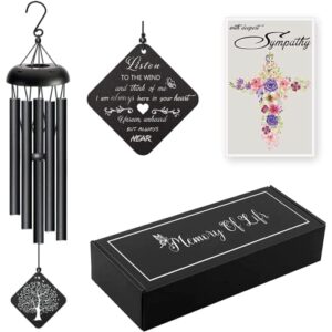 memorial wind chimes, sympathy wind chimes for outside deep tone, 32 inch memorial wind chimes for loss of loved one prime, windchimes in memory of a loved one, in memory of lost parents