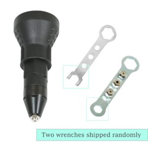 marddpair Electric Rivet Nut Gun Drill Adapter for Cordless Riveting Tool Insert Nut Adaptor Drill Adapter