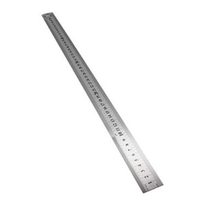 auniwaig straight ruler, 50cm / 19.6-inch scale ruler, stainless steel ruler, measuring tool for engineering office architect drawing 3 pcs