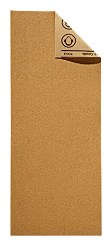 3M 11060-G-6 Sandblaster Sandpaper with No-Slip Grip Backing, Gold, 3-2/3 in. x 9 in, 60 Grit, 6 Sheets/Pack, 10 Count