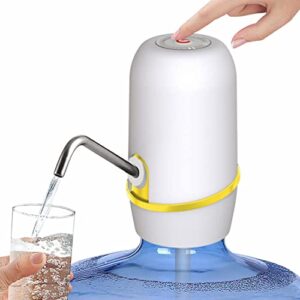 diop 5 gallon water pump dispenser | electronic automatic drinking water pump | usb charging silicone portable water bottle pump for kitchen | automatic water dispenser | office | gym | picnic