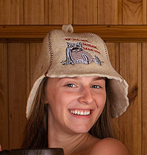 ASKOLD Ukrainian Sauna Hat Come if Something for Sauna Banya Bath House Sauna Hat Finnish - Ukraine Sauna Hat - Russian Banya Hat for Men Sauna Hat for Men Sauna Hats Russian