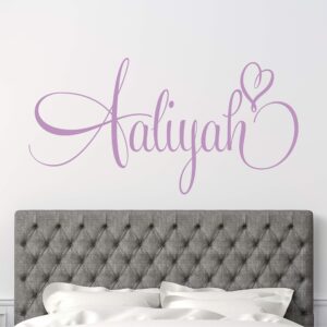 name wall decal sticker custom name wall decal girls room boys room - personalized name wall decal nursery decal - baby monogram vinyl wall art