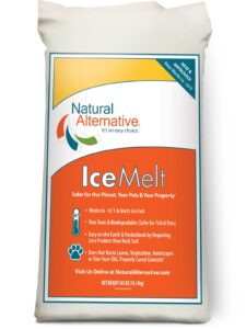 natural alternative® ice melt another naturlawn® product - 40 lb. bag - safer for pets, property & the environment