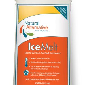 Natural Alternative® Ice Melt Another NATURLAWN® Product - 40 lb. Bag - Safer for Pets, Property & The Environment