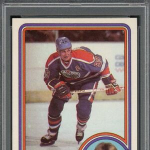 Wayne Gretzky 1984 Topps Hockey Card #51 Graded PSA 8