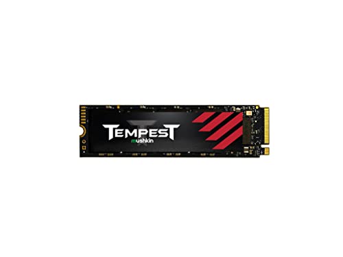 Mushkin Tempest – 1TB PCIe Gen3 x4 NVMe 1.4 – M.2 (2280) Internal Solid State Drive (SSD) – 3D NAND Flash - (MKNSSDTS1TB-D8)