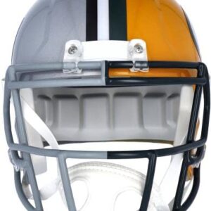 Charles Woodson Las Vegas Raiders & Green Bay Packers Autographed Half & Half Riddell Speed Replica Helmet - Signature on Las Vegas Side - Autographed NFL Helmets