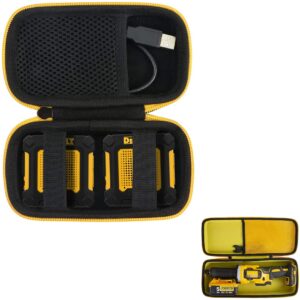 khanka dewalt walkie talkies and die grinder case replacement for dewalt dxfrs220 / dcg426b