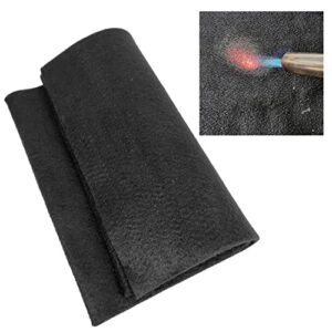 buraku welding blanket fireproof | heat resistant up to 1800°f | flame retardant fabric material carbon felt for welders | plumbers cuttable 36 by 36 inches