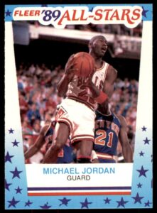 1989-90 fleer - all-stars stickers #3 - michael jordan