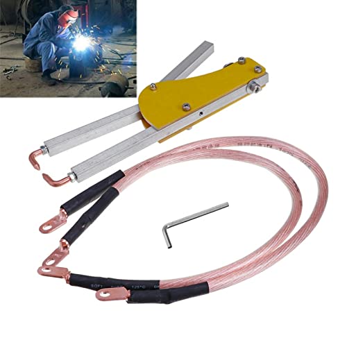 Spot Welder Plier Wrench Wire Kit Adjustable Spot Welding Machine Pressure Epoxy Board Pen Butt Soldering Tong Tools Accessories (Spot Welder Plier+Wire)