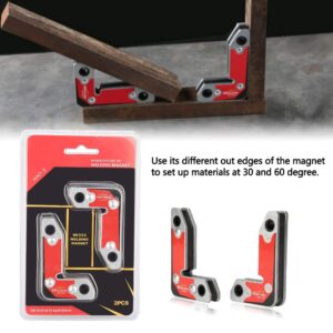 2pcs Inside/Outside Magnet Welding Clamp Magnetic Holder Fixer Welder Tool 30/60/90 Degree