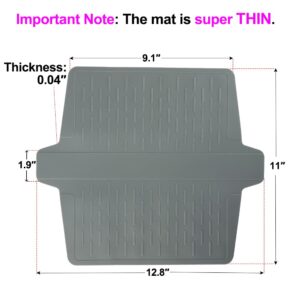 Sink Saddle Ultra Thin Silicone Sink Divider Mat Cukwily Kitchen Sink Protector Super Soft Sink Mat No Odor 12.8'' x 11'' Durable