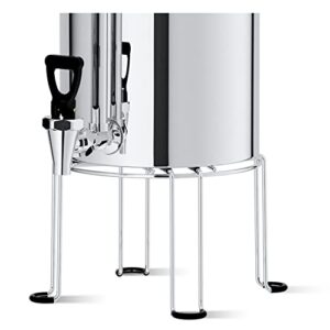 waterdrop water filter stainless steel stand, with rubberized non-skid feet, compatible with berkey® water filter system, king tank gravity-fed water filter system