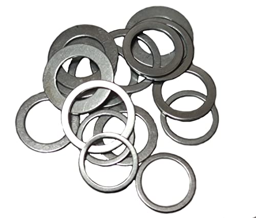 16pcs Saw Blade Bushing Set Saw Blade Adapter Ring, Angle grinder inner aperture conversion gasket，1 Inch to 20 mm, 1 Inch to 5/8 Inch, 7/8 Inch to 5/8 Inch, 20 mmto 5/8 Inch,4 per Model