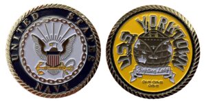 uss yorktown challenge coin (enlisted)