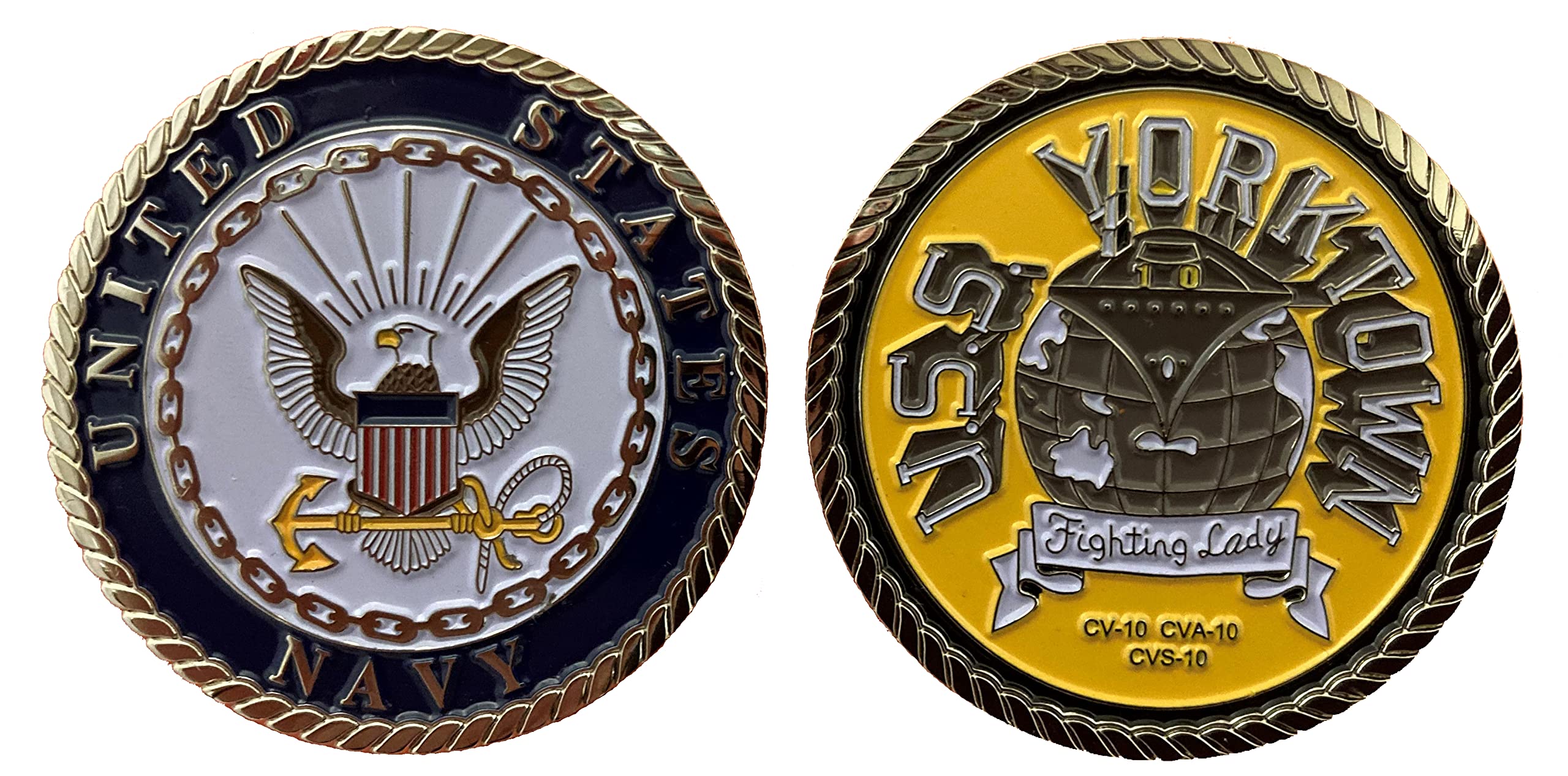 USS Yorktown Challenge Coin (Enlisted)