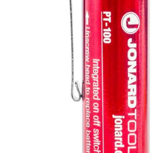 Jonard Tools PT-100 Coax Cable Wire Tracer Pocket Continuity Tester & Toner with Audible Beep and LED, Red