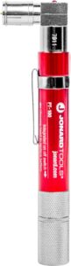 jonard tools pt-100 coax cable wire tracer pocket continuity tester & toner with audible beep and led, red