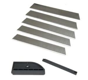 nooto 37300 2-1/2" (5) blades & 2 anvil compatible with craftsman handi-cut 37300 37310 37250